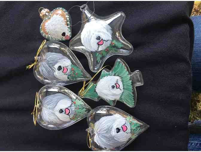 Plastic Hand painted Ornaments