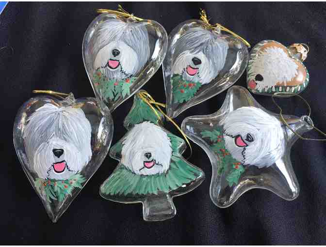 Plastic Hand painted Ornaments