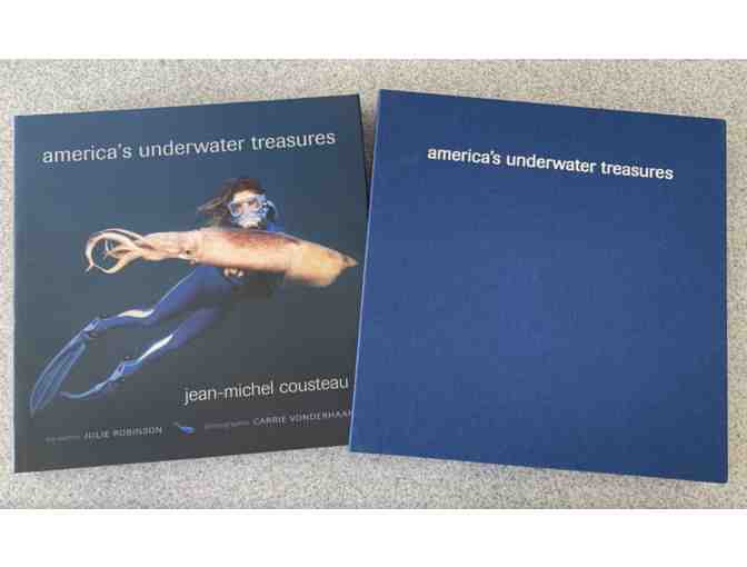 America's Underwater Treasures Limited Edition Book Autographed by Jean-Michel Cousteau