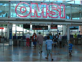 Four Admission Tickets to the Oregon Museum of Science & Industry