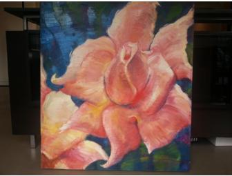 PAINTING:  'EXUBERANT ARDOR,'  Oil on Canvas  39' X 44.5'