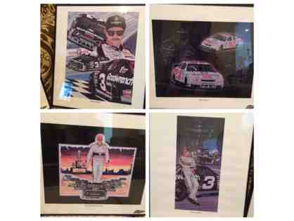4pc Limited Edition Sam Bass Illustrations Dale Earnhardt Series
