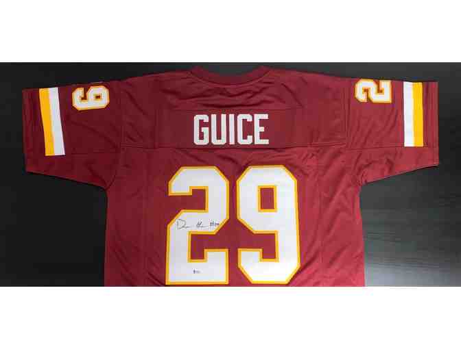 Derrius Guice Washington Redskins Autographed Beckett Certified Jersey