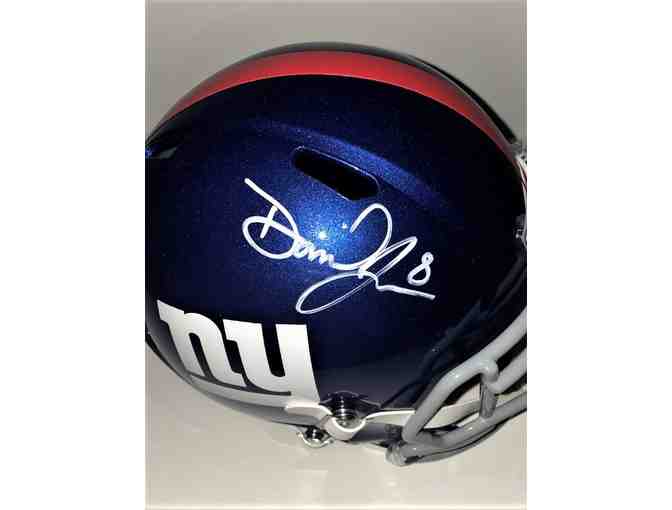 Daniel Jones New York Giants Autographed Helmet