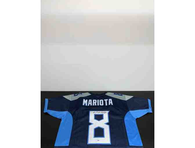 Marcus Mariota Tennessee Titans Autographed Jersey