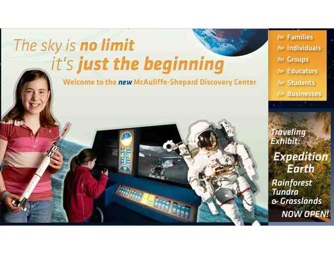 McAuliffe-Shepard Discovery Center - 3 Passes