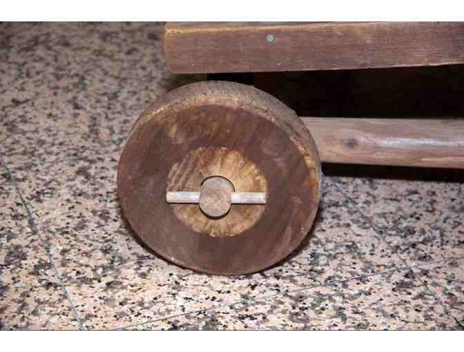 Vintage Walpole Woodworkers Cedar Armchairs (2) with Milking Stools (3)