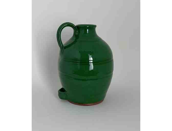 Village-made Pottery Birdhouse