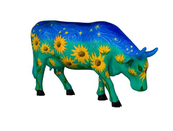 Sunflowers Under a Starry Night