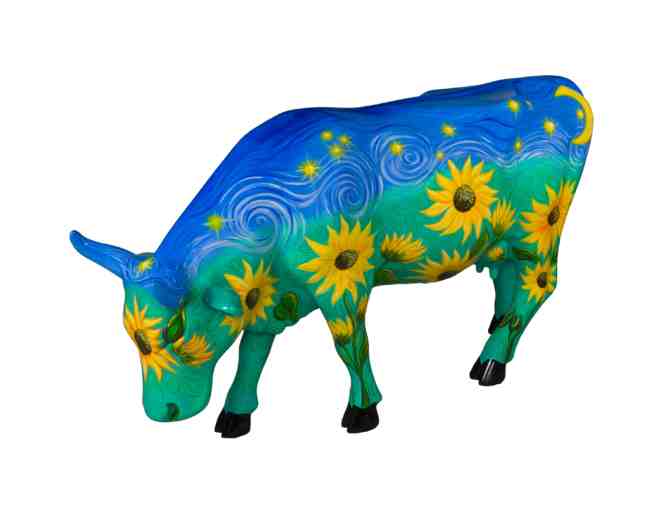 Sunflowers Under a Starry Night