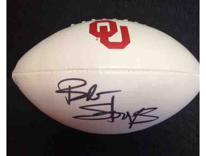 OU Football Autographed by Coach Bob Stoops