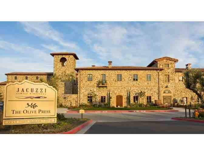 Jacuzzi Family Vineyards Gift Certificate - Tour & Bottle of Wine