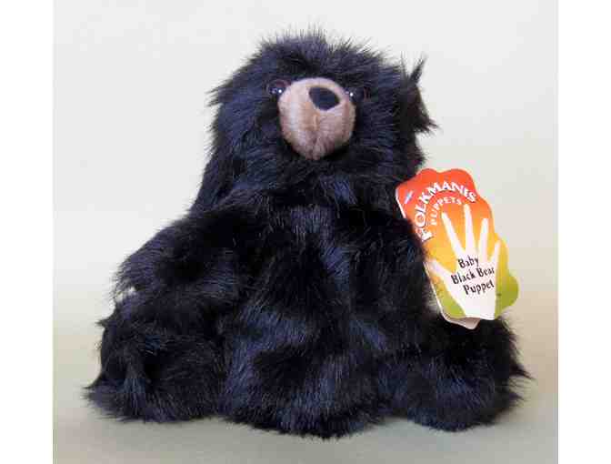 Baby Black Bear Puppet by Folkmanis