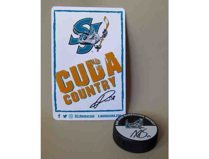 San Jose Barracuda Hockey - Autographed Items