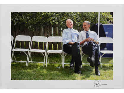 Pete Souza Original Photo of President Obama and Vice President Biden