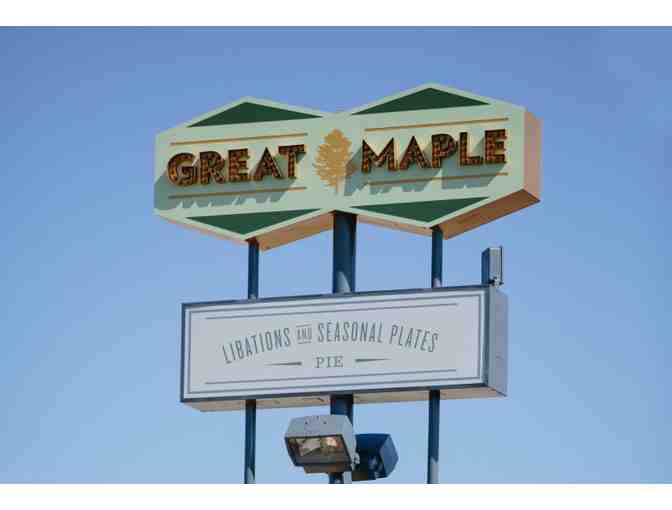 $100 Gift Certificate to The Great Maple Restaurant