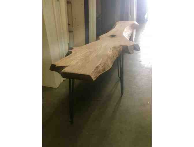 LIVE SILENT-  Builders Trading Company - Custom Live Edge Bench from