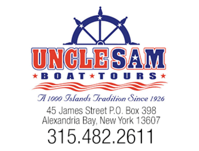 1,000 Island Excursion - Boldt Castle & Uncle Sam Boat Tours for (2)