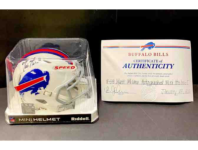 Buffalo Bills Autographed Mini Helmet