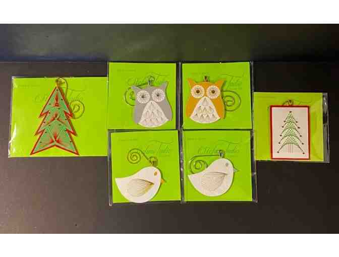 Hand-stitched Paper Ornaments - Photo 1