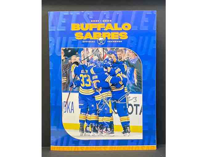 Autographed Buffalo Sabres 2021-2022 Yearbook - Mattias Samuelsson