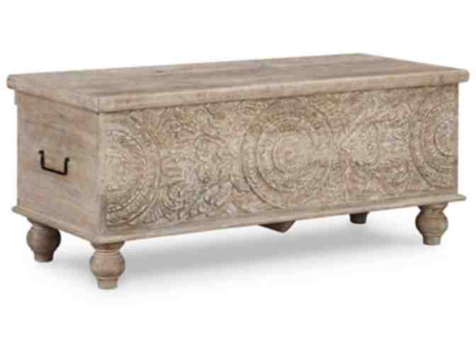 Fossil Ridge Hinged Top Storage Bench