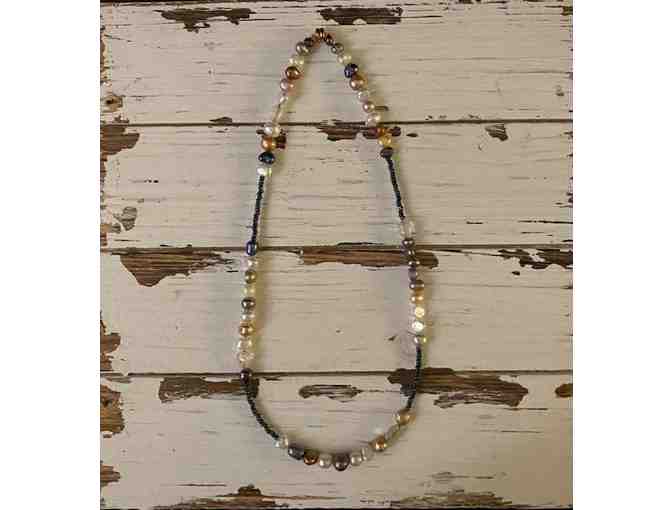 Pearl and Seed Bead Necklace