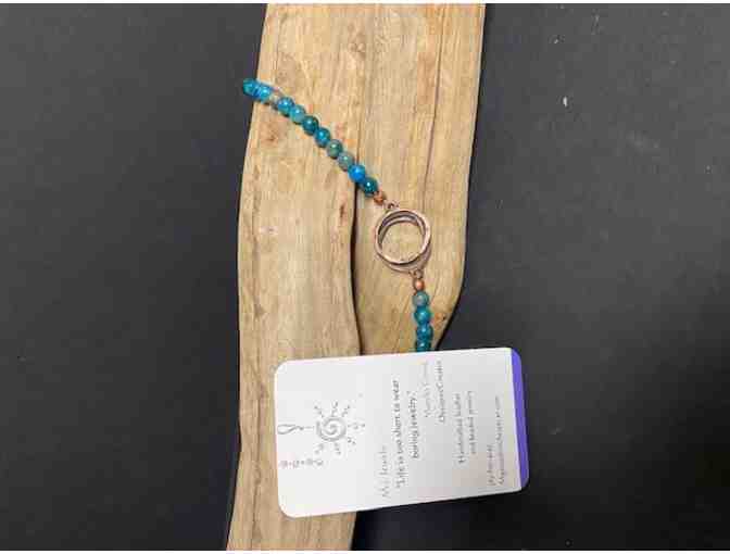 Blue Apatite Bead Necklace