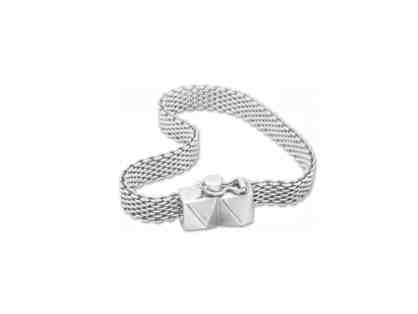 NEW Sterling Pylon Mesh Wristband/Bracelet by Designer Mignon Faget