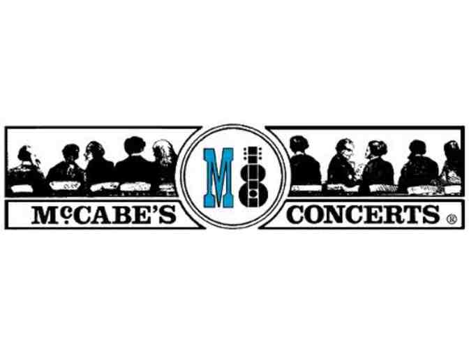 McCabe's Guitar Shop - concert tickets for 2 - Photo 1