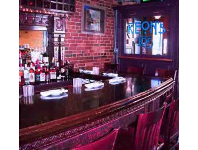 Wine Dinner for Two at Keon's, Haverhill, MA