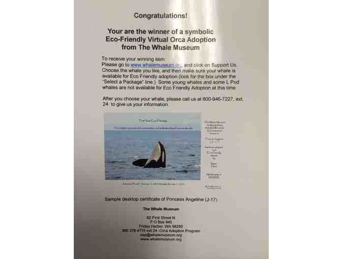Adopt A Southern Resident Killer Whale
