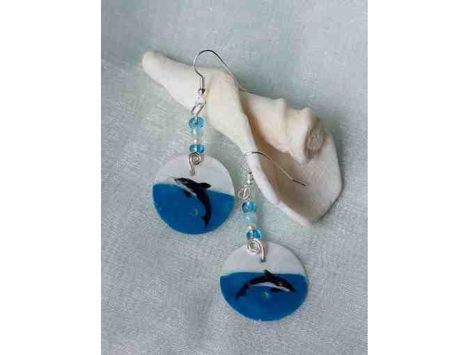 Dolphin Necklace & Earrings