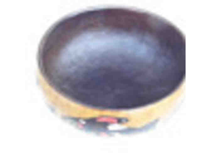 Northwest Indigenous style Orca design Gourd Bowl