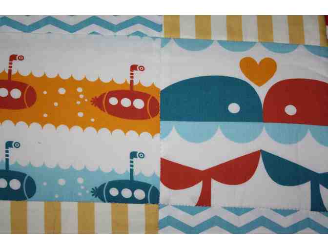 Whale Watching Baby's Quilt