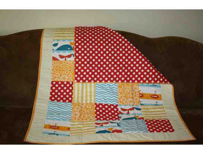 Whale Watching Baby's Quilt