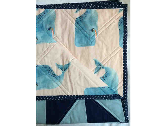 Baby Nautical Whale Quilt