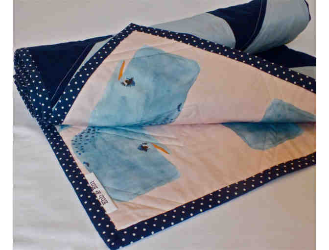 Baby Nautical Whale Quilt