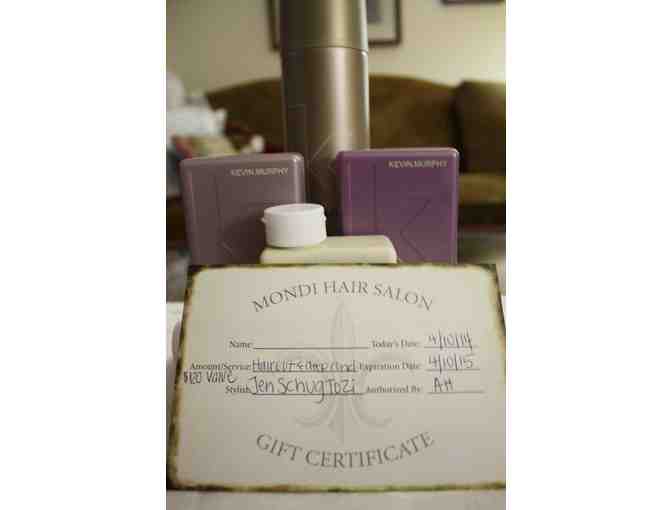COMPASSIONATE COSMETIC PACKAGE W/ HAIR CUT GIFT CERTIFICATE.