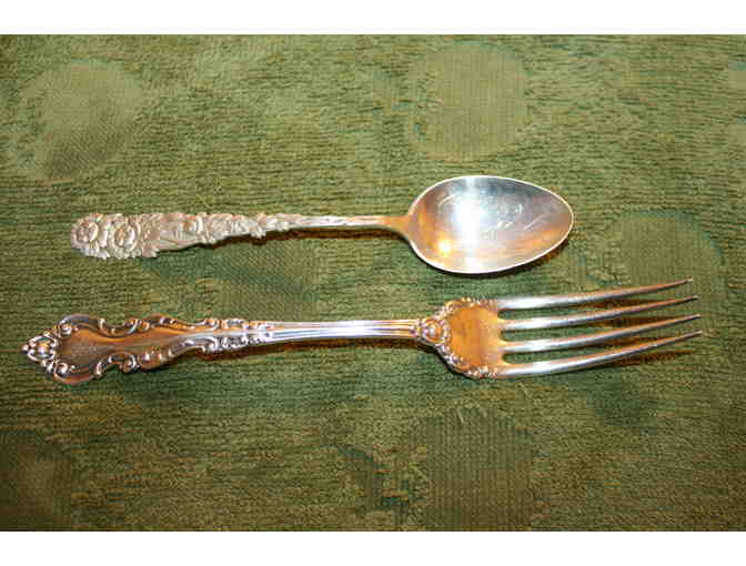 Vintage 'Bent Fork' Bracelet- Sterling Silver