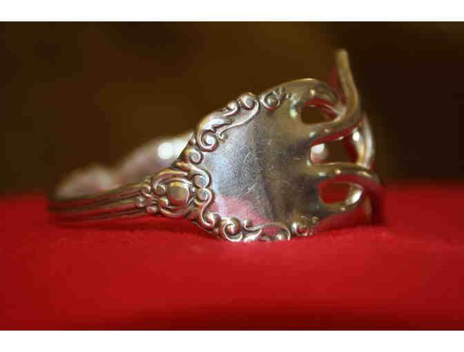 Vintage 'Bent Fork' Bracelet- Sterling Silver