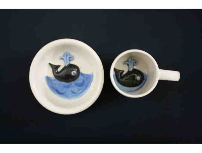 Whale Surprise Bowl and Cup