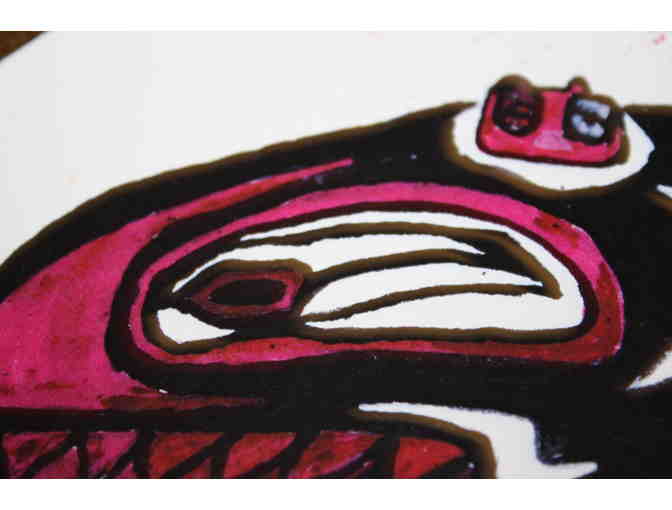 Haida-inspired Orca Watercolor