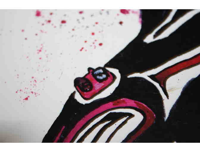 Haida-inspired Orca Watercolor