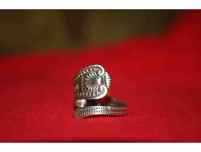 Vintage 'Bent Spoon' Sterling Ring