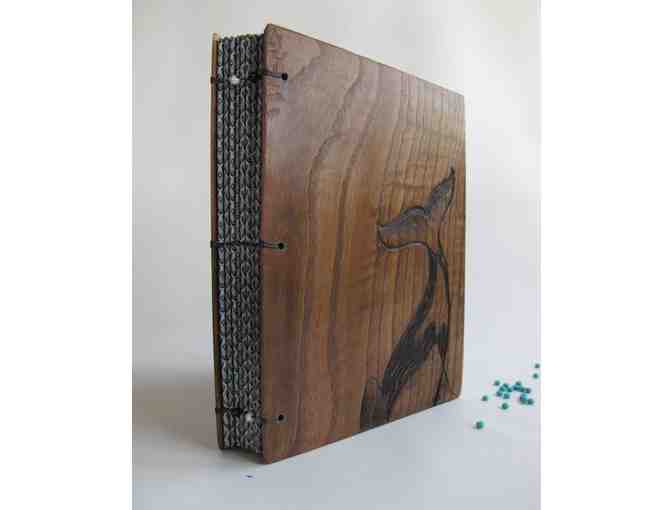 'Swim Free' Hand-Crafted Wood Journal