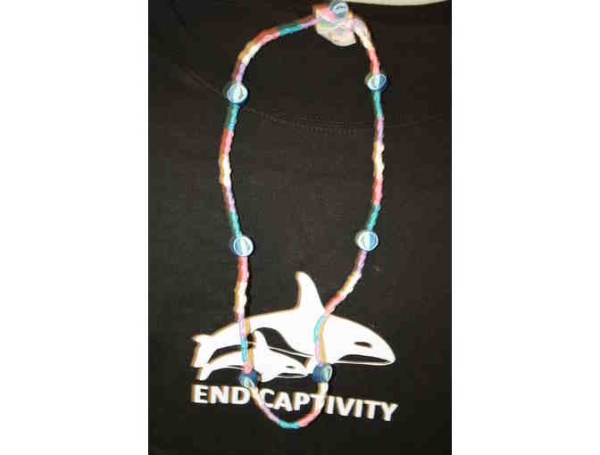 'End Captivity' Pajamas and Hand-Knotted Dolphin Necklace