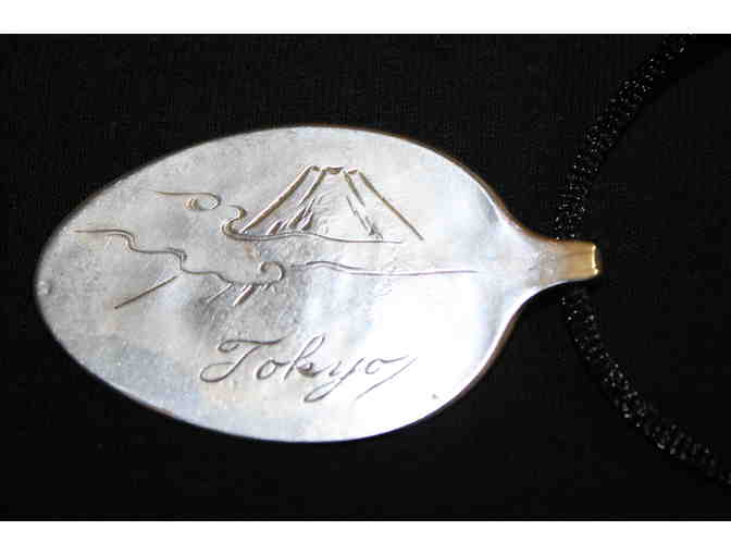 Tokyo 'Bent Spoon' Silver Pendant