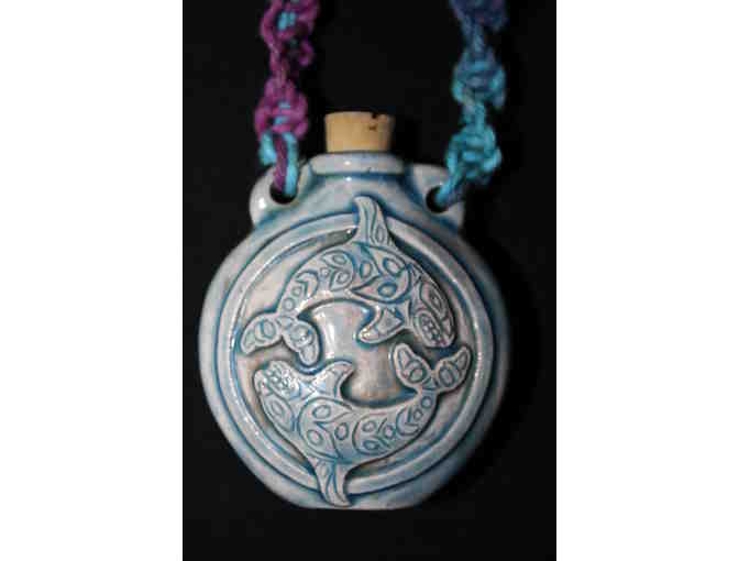 Hand-Knotted Orca Jar Necklace