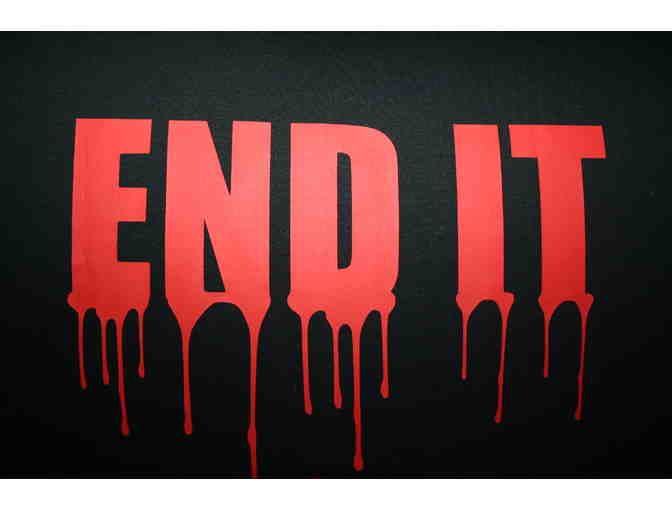 'END IT'  Tee Shirt w/ Dolphin Defender Necklace